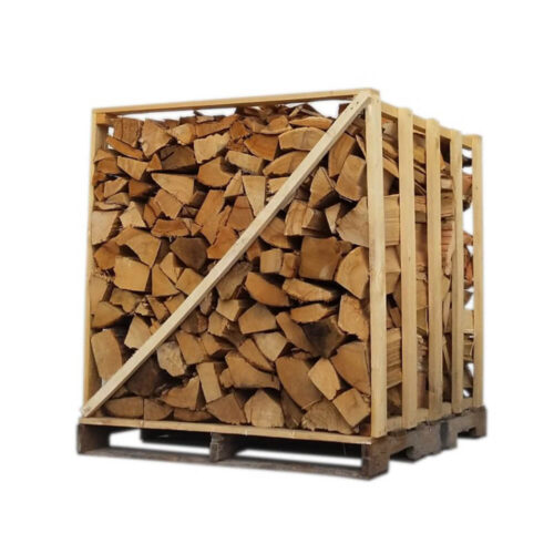 Bûches refendues en 50 cm – Mélange 80% bois durs – Palette 1.2 m3 – 1.5 stères